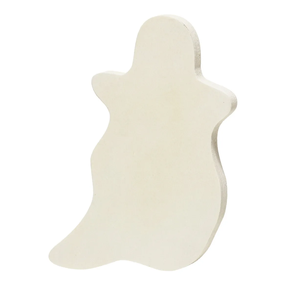 Trefigur Halloween spøkelse – høyde 15,5 cm, bredde 11 cm, tykkelse 1,7 cm