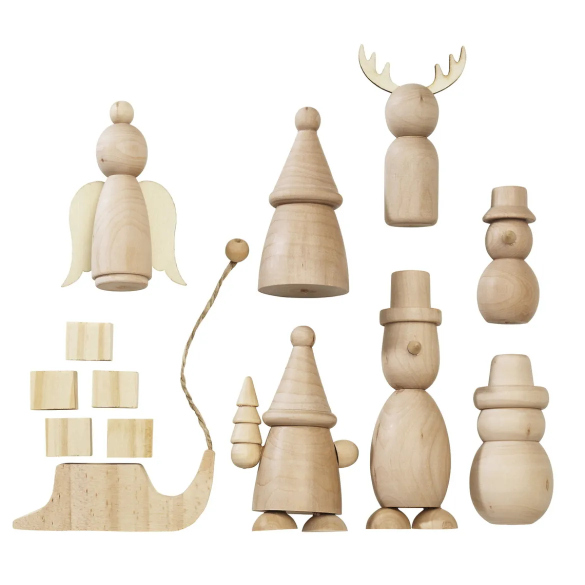 Trekropp kit julefigurer
