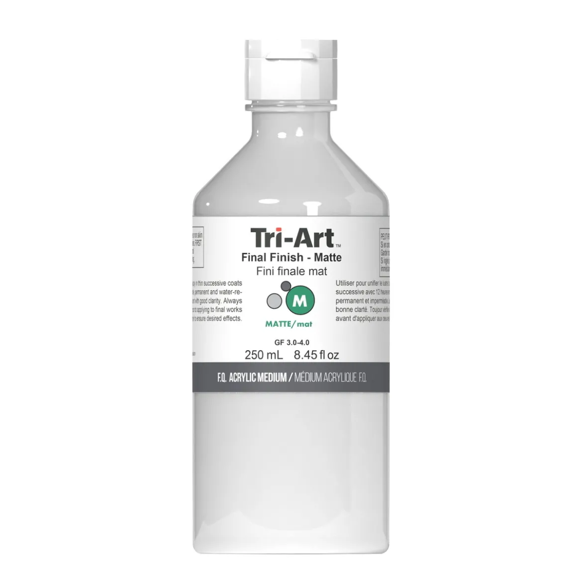Tri-Art Final Finish Matte 250 ml, beskyttende matt lakk / ferniss for akrylmaling
