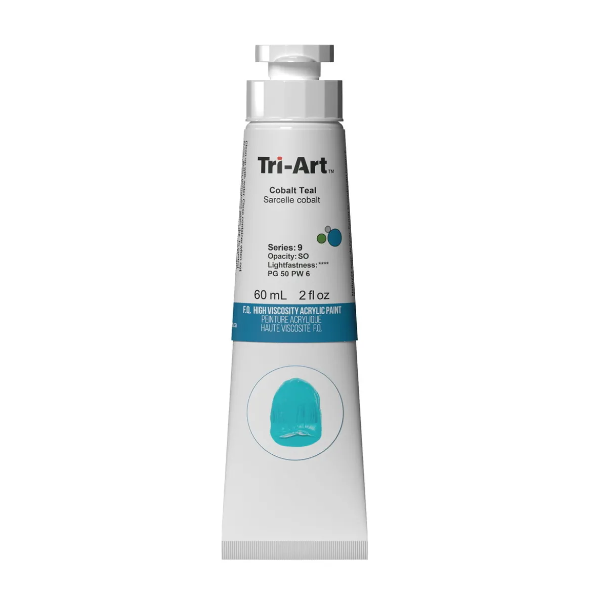 Tri-Art High Viscosity akrylmaling 60 ml Dioxazine Violet