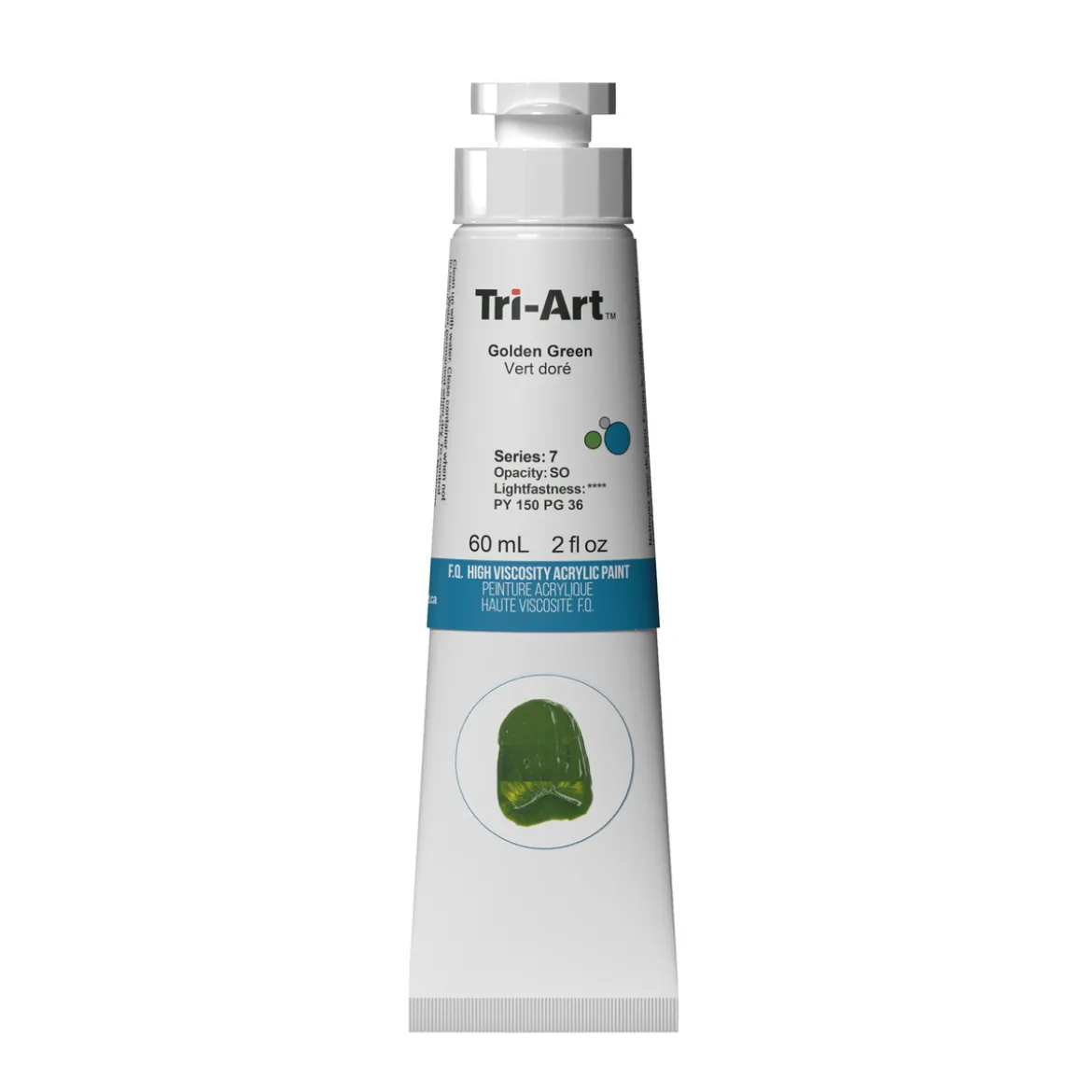 Tri-Art High Viscosity akrylmaling 60 ml Golden Green