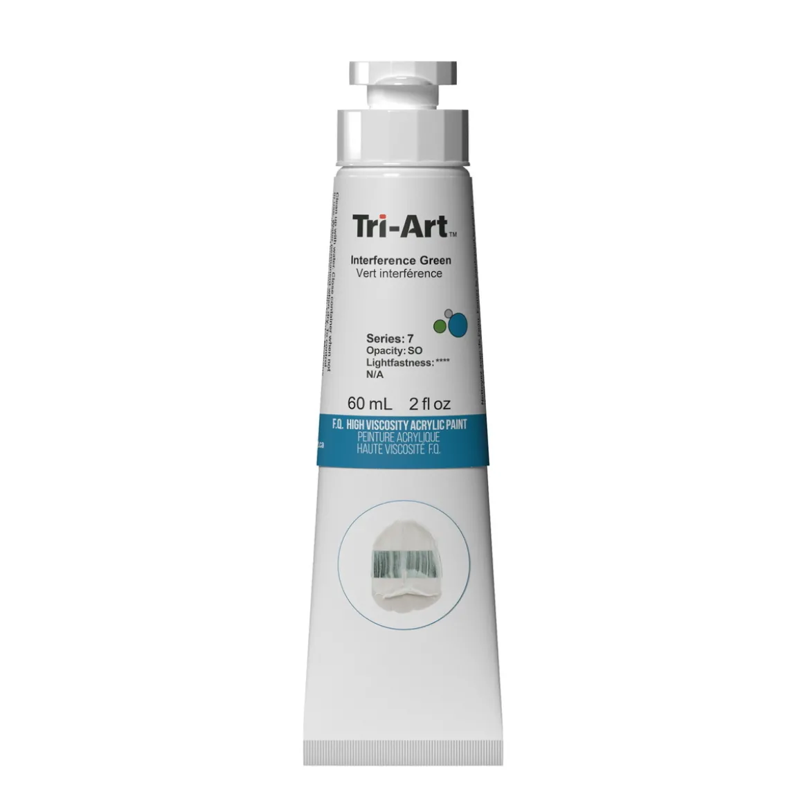 Tri-Art High Viscosity akrylmaling 60 ml Interference Green