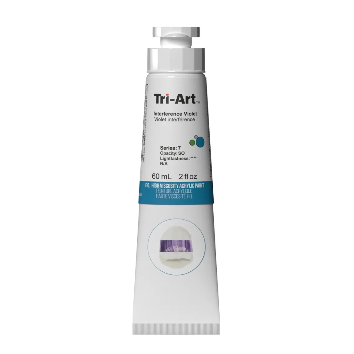 Tri-Art High Viscosity akrylmaling 60 ml Interference Violet