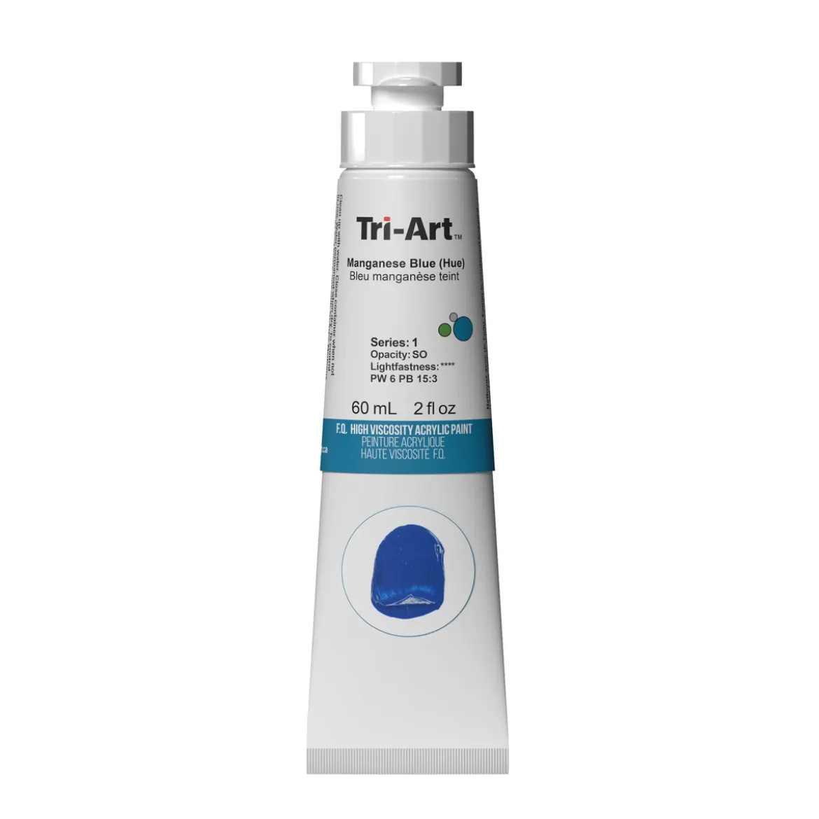 Tri-Art High Viscosity akrylmaling 60 ml Mars Black