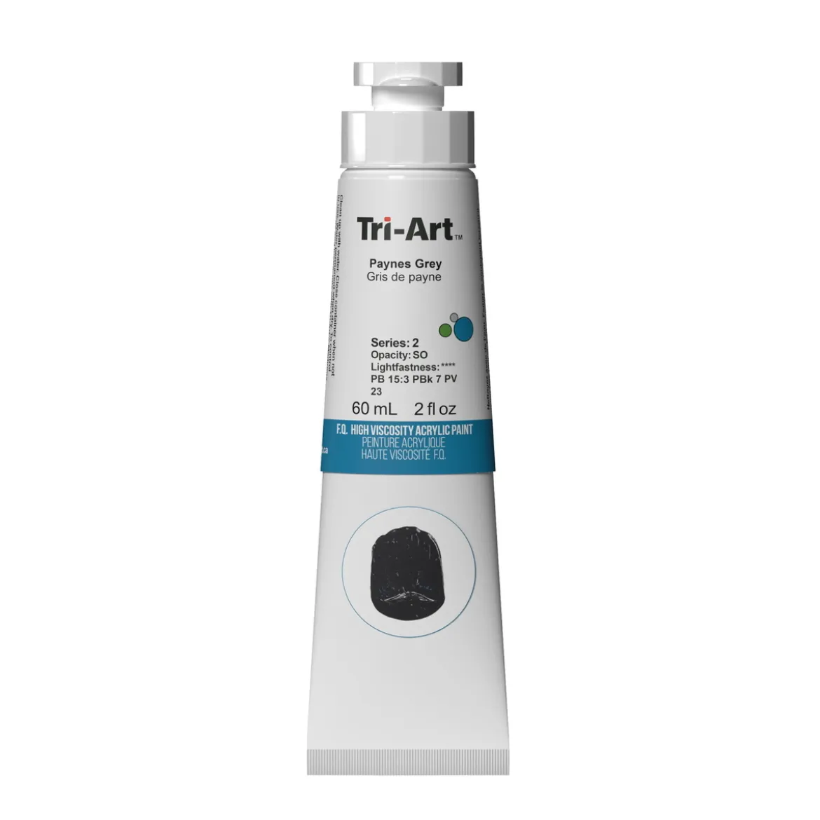 Tri-Art High Viscosity akrylmaling 60 ml Permanent Crimson