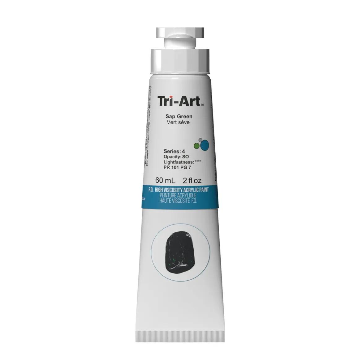 Tri-Art High Viscosity akrylmaling 60 ml Sap Green Light