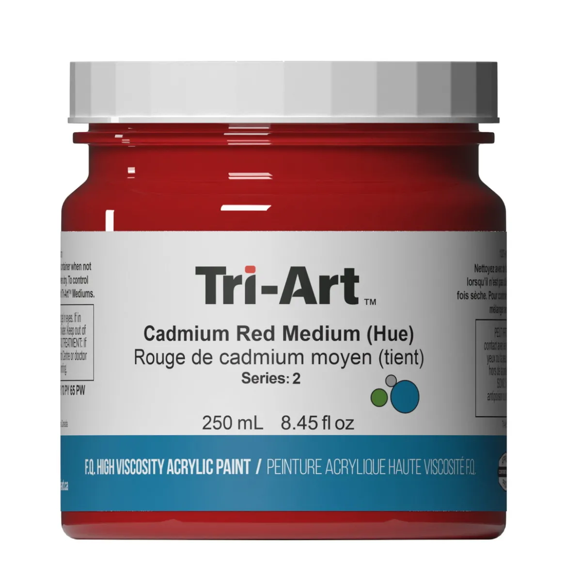 Tri-Art High Viscosity akrylmaling 250 ml Permanent Maroon