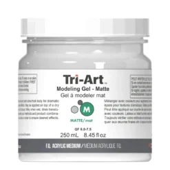Tri-Art Modeling Gel, matt gelbasert modelleringspasta / strukturpasta, 250 ml
