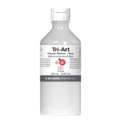 Tri-Art Polymer Medium Gloss 250 ml, blankt fortynningsmiddel for akrylmaling