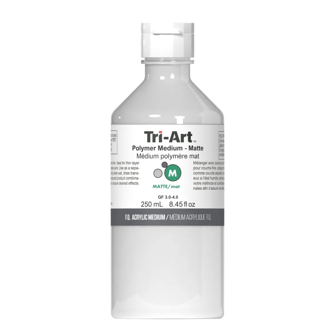 Tri-Art Polymer Medium Matte 250 ml, matt fortynningsmiddel for akrylmaling