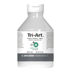 Tri-Art Polymer Medium Matte 500 ml, matt fortynningsmiddel for akrylmaling