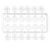Trykknapp 7 mm Transp 12 stk
