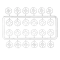 Trykknapp 7 mm Transp 12 stk