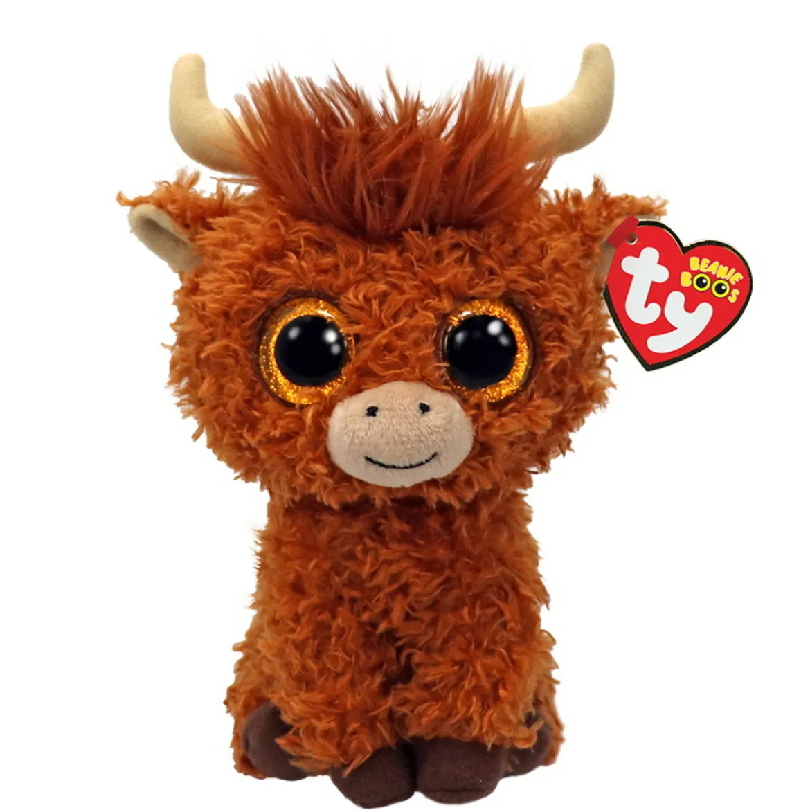 TY Beanie Boo Alfie – den lurvete og søte høylandsoksen! H. 15,5 cm