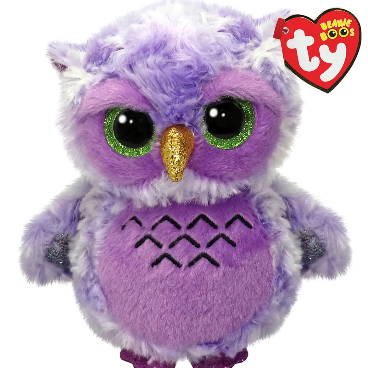 Ty Beanie Boo 15,5 cm – Owlivia den kloke uglen som elsker bøker