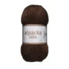 Ullgarn Järbo Alpacka Solo 50 g brun – 29105 Chocolate brown