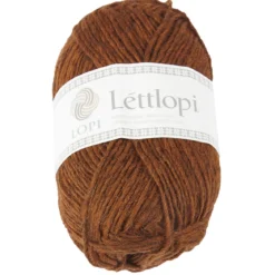 Ullgarn Lettlopi 50 g mørk rus