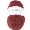Ullgarn Lettlopi 50 g rødbrun