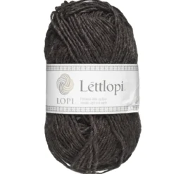 Ullgarn Lettlopi 50 g svartgrå