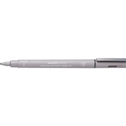 Uni Pin Fine Line Brush Light Grey – med penselspiss