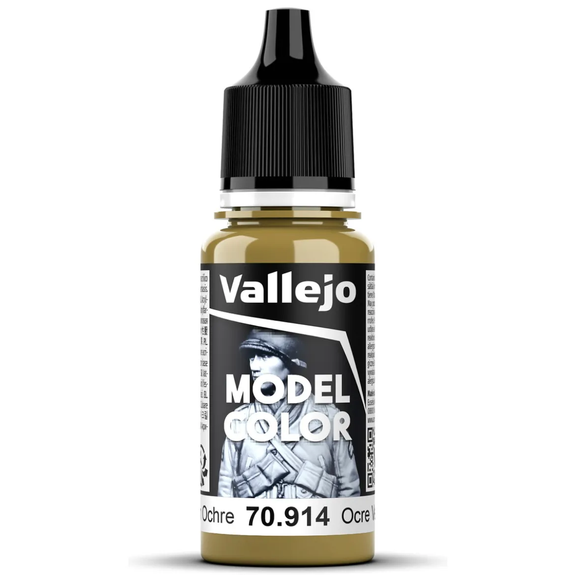 Vallejo Model Color 18 ml Green ochre mat 914