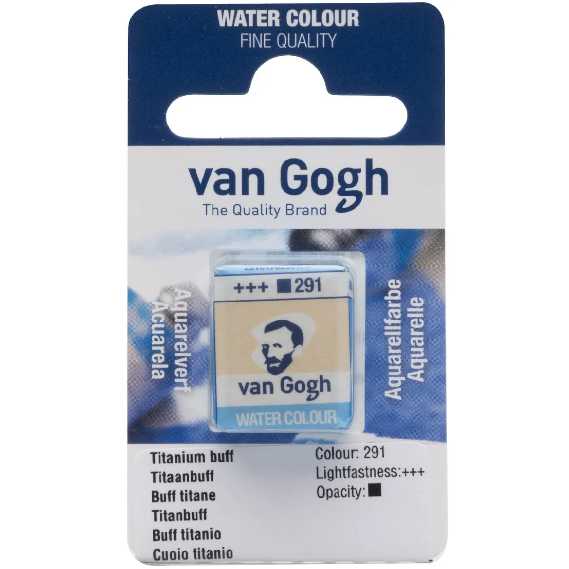 van Gogh akvarellmaling halvkopp – Titanium Buff 291