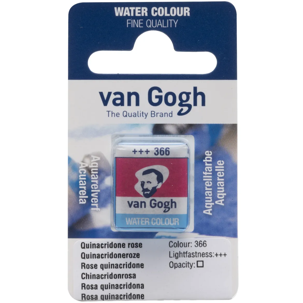 van Gogh akvarellmaling halvkopp – Quinarose 366