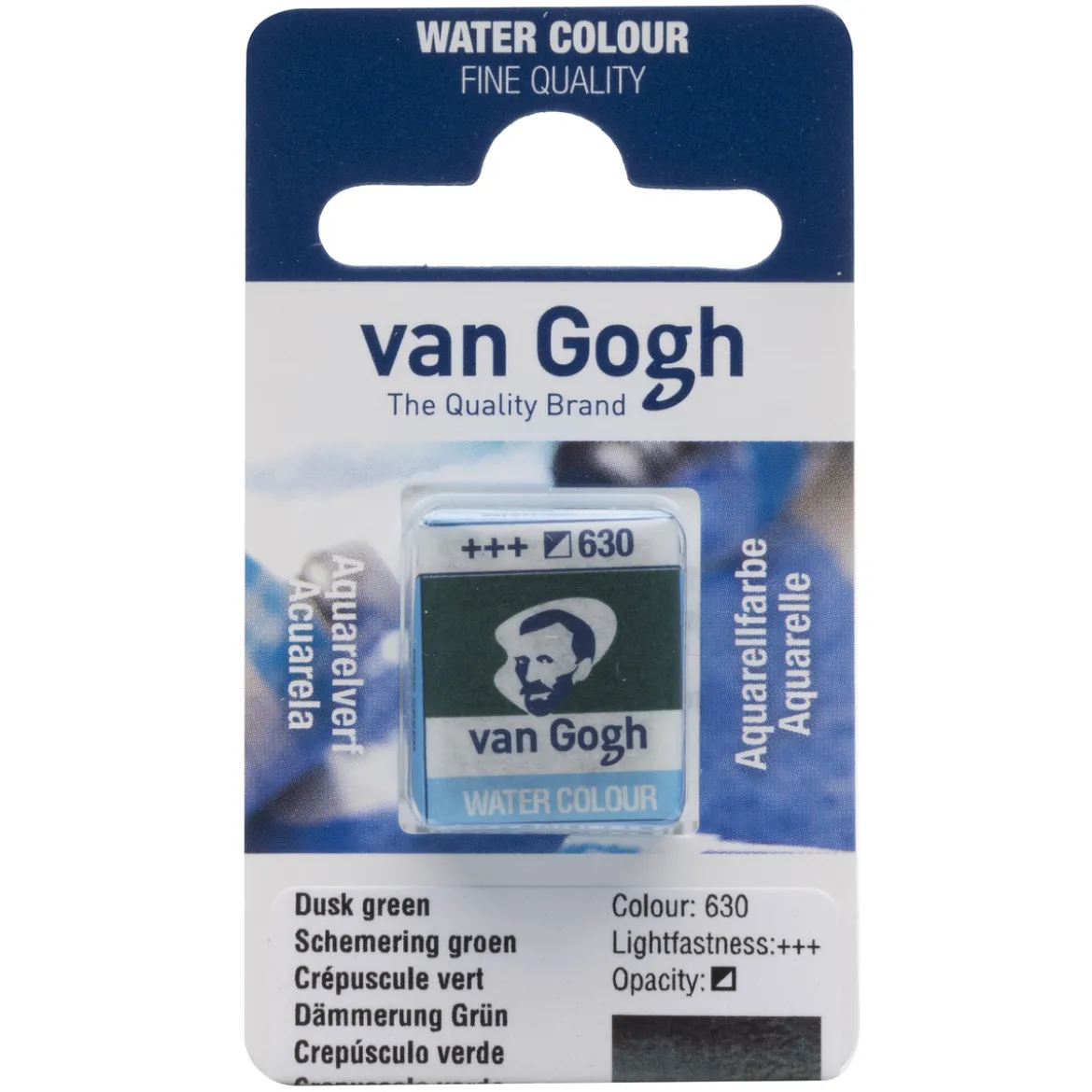 van Gogh akvarellmaling halvkopp – Permanent Yellow Green 633