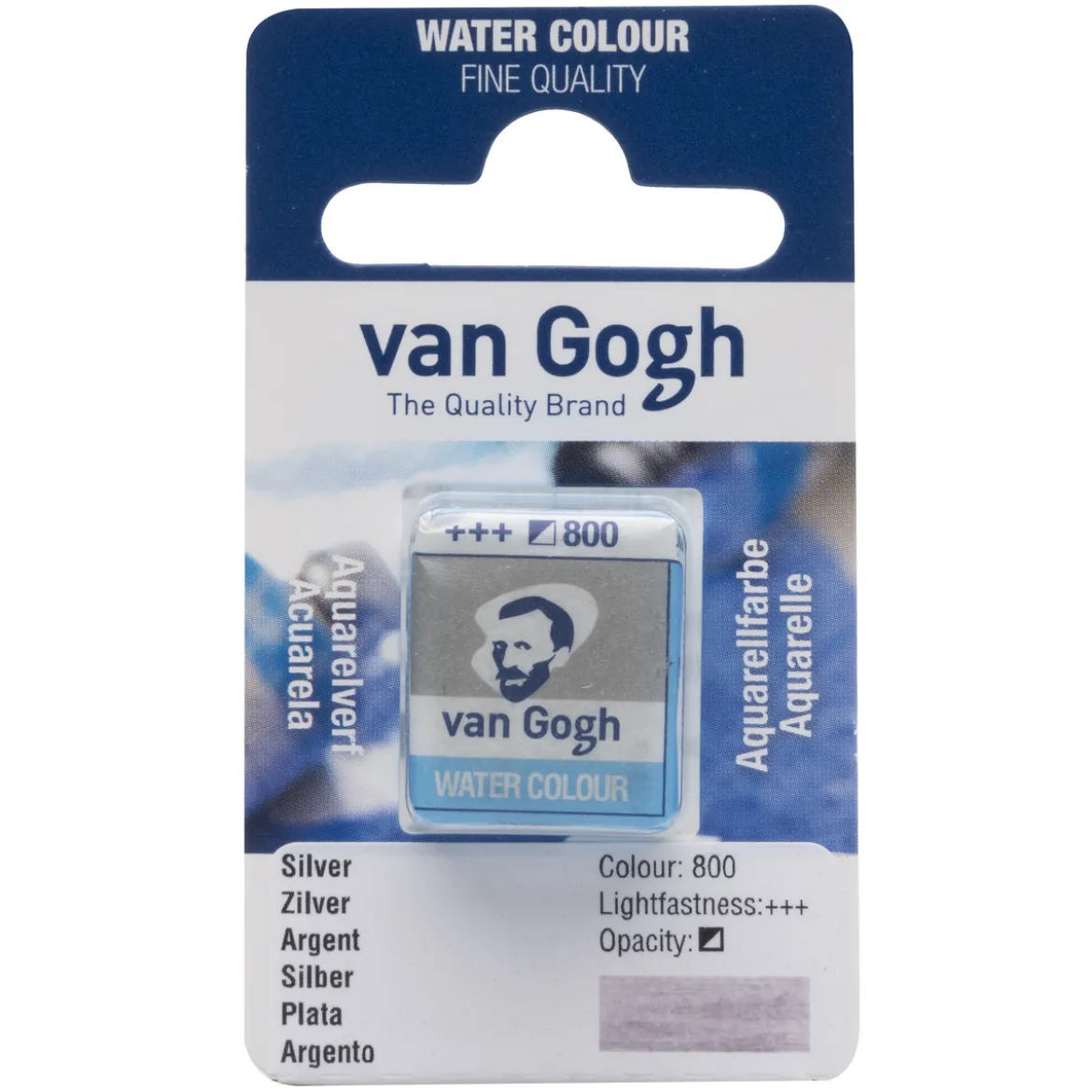van Gogh akvarellmaling halvkopp – Silver 800