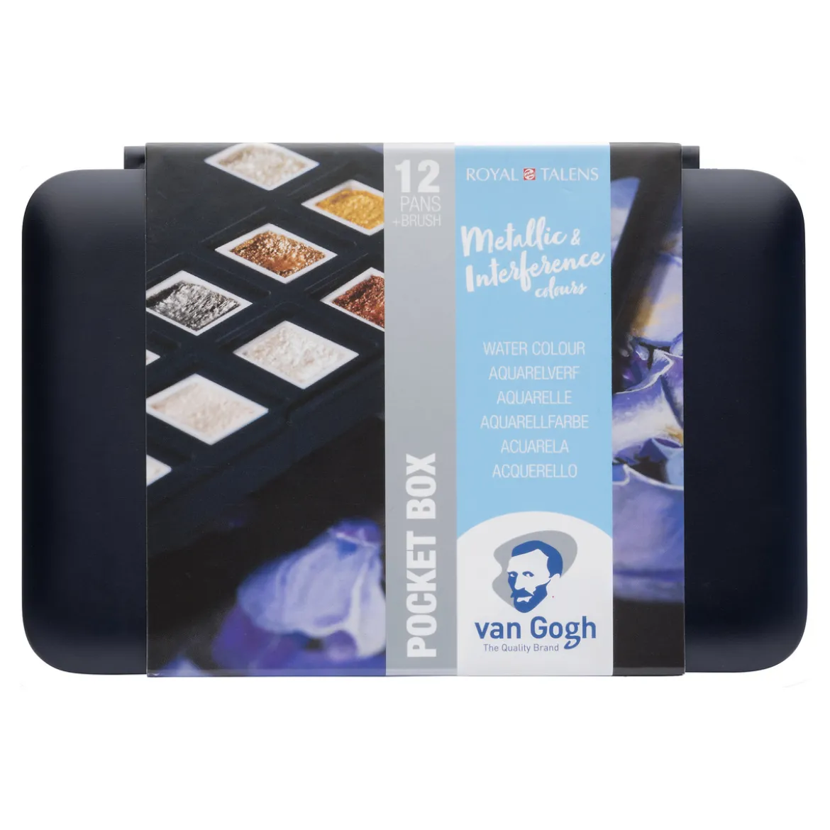 van Gogh akvarellmaling i sett – 12 halvkopper – Specialty