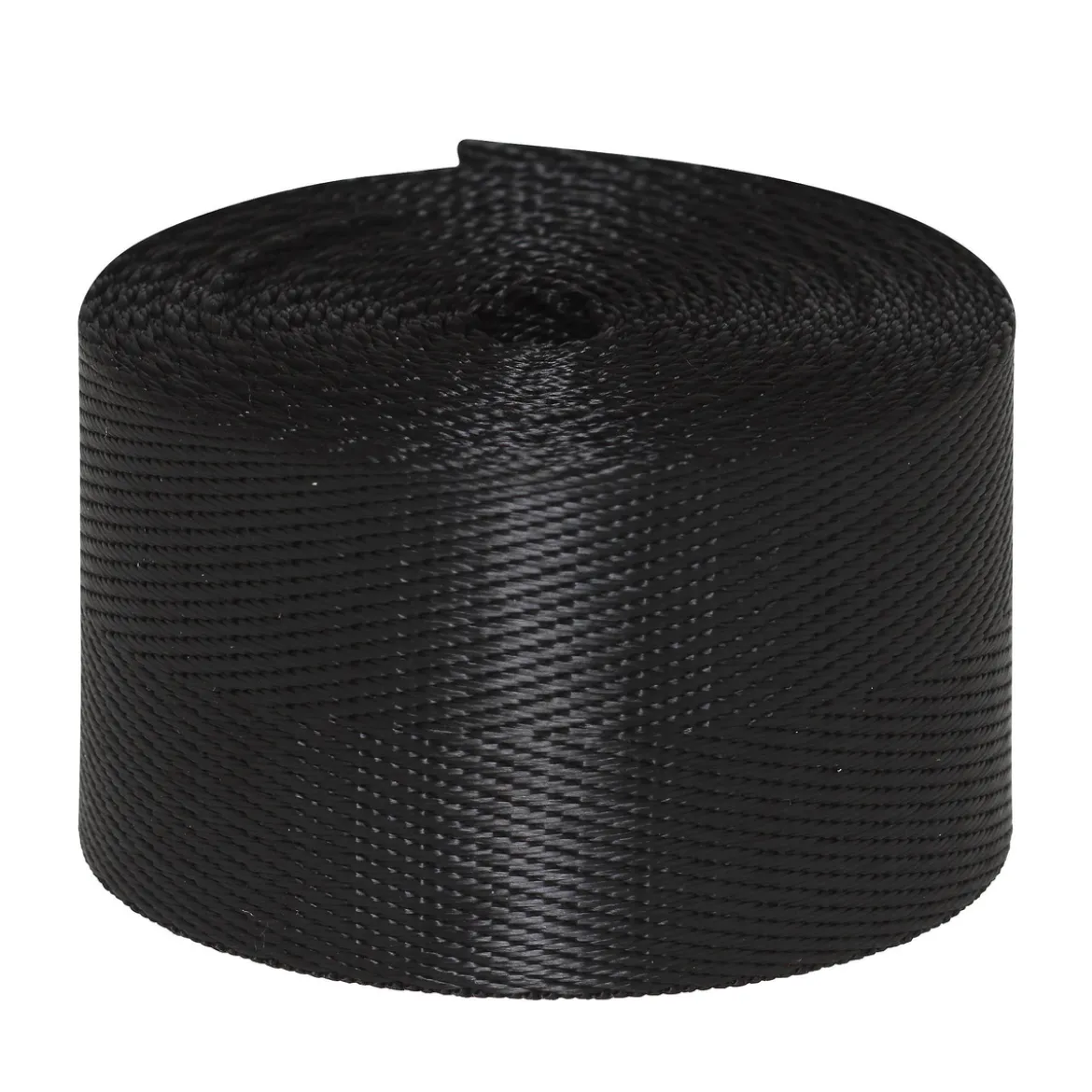 Veskereim i slitesterk polyester, svart, 250 cm, bredde 4 cm