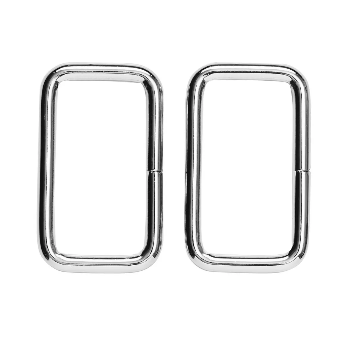 Veskespenne 2-pakning – 47×23 mm, sølvfarget. Maks rembredde 45 mm