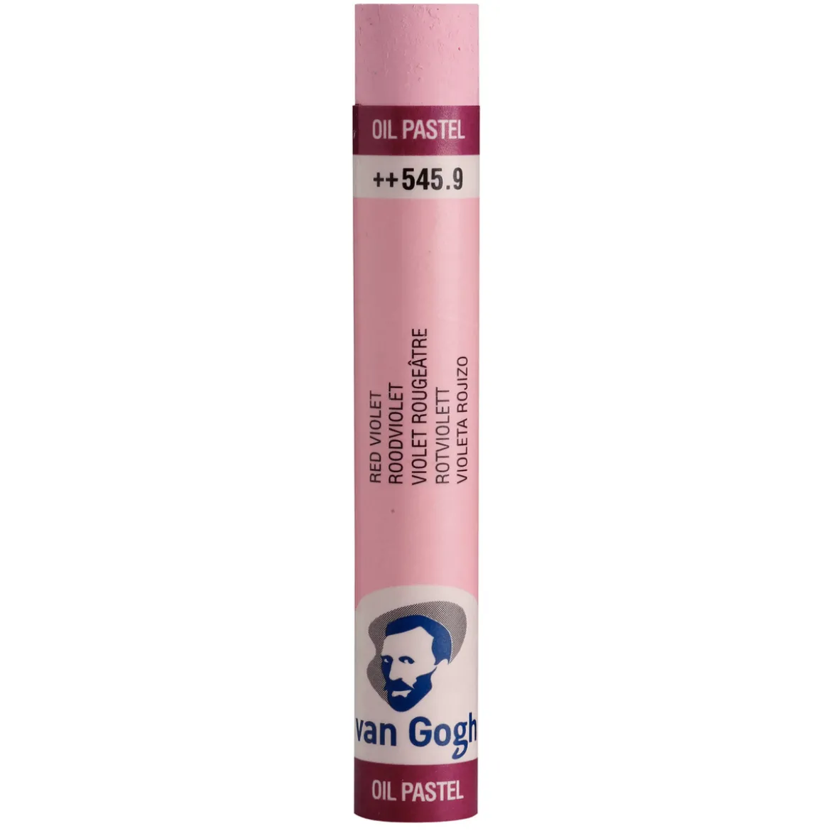 V Gogh oil pastel Red Violet