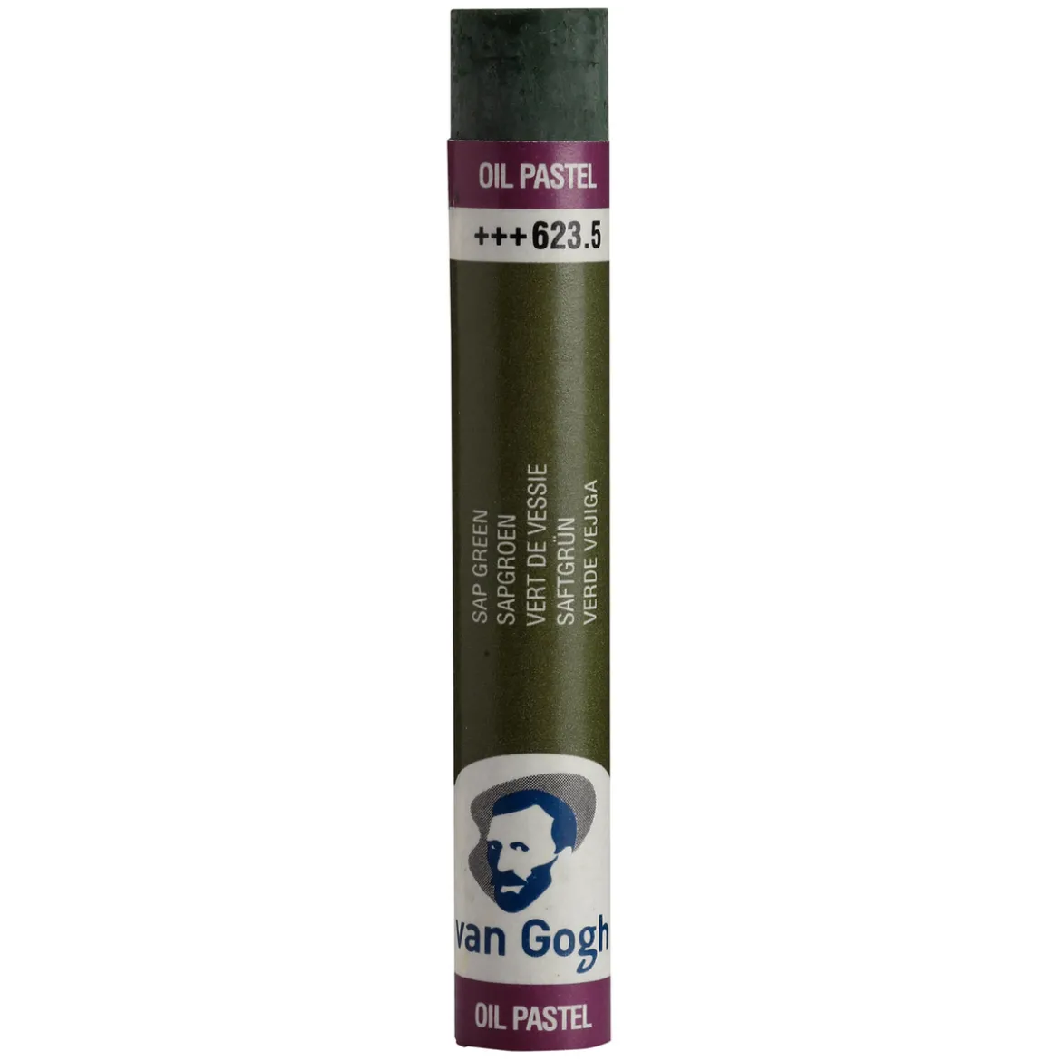 V Gogh oil pastel Sap green