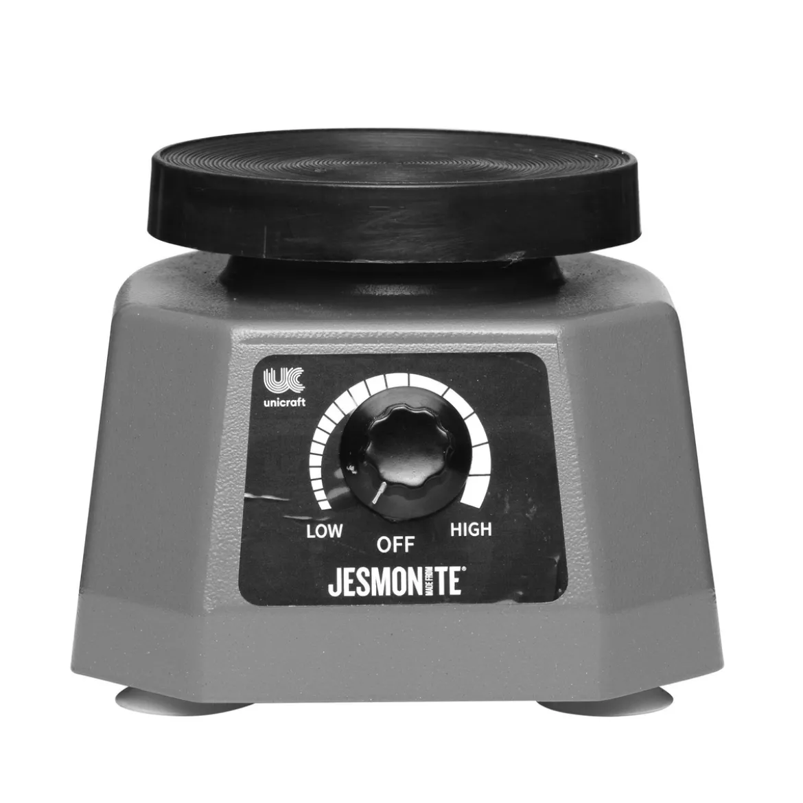 Vibrationsplatta för Jesmonite, gips, betong, resin m.m. Ø105 mm platta