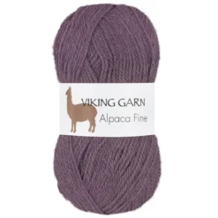 Viking Garn Alpaca Fine 50 g lilla 669