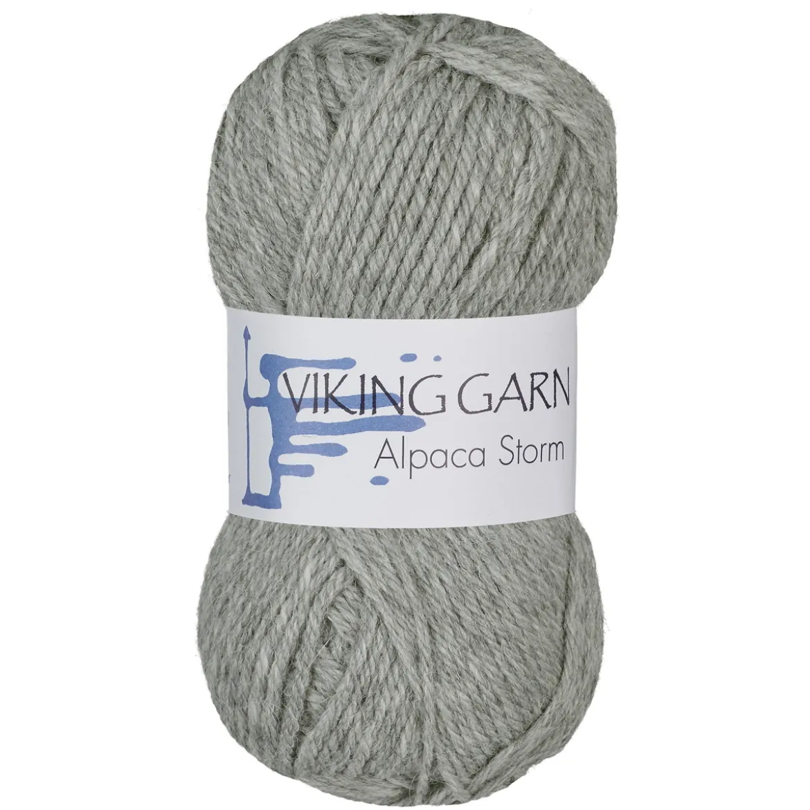 Viking Garn Alpaca Storm 50 g lys grå 513