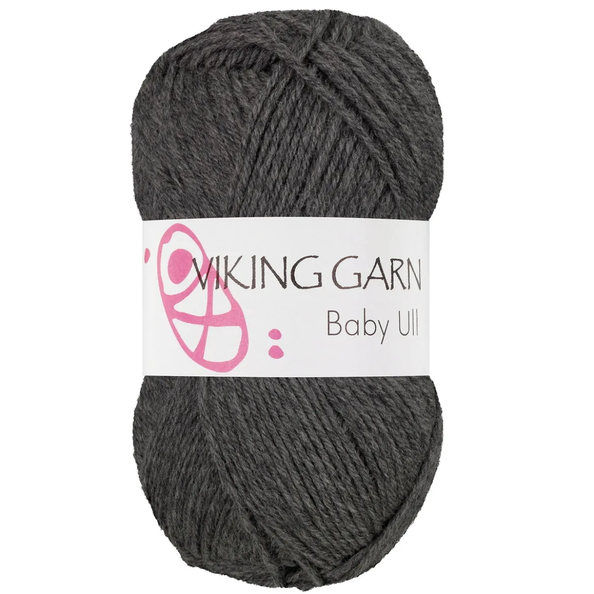 Viking Garn Baby Ull 50 g grå 315