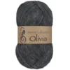 Viking Garn Olivia 50 g antrasittgrå