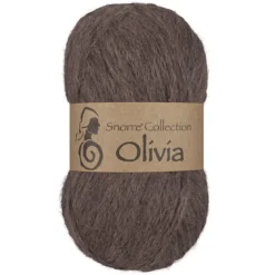 Viking Garn Olivia 50 g brun