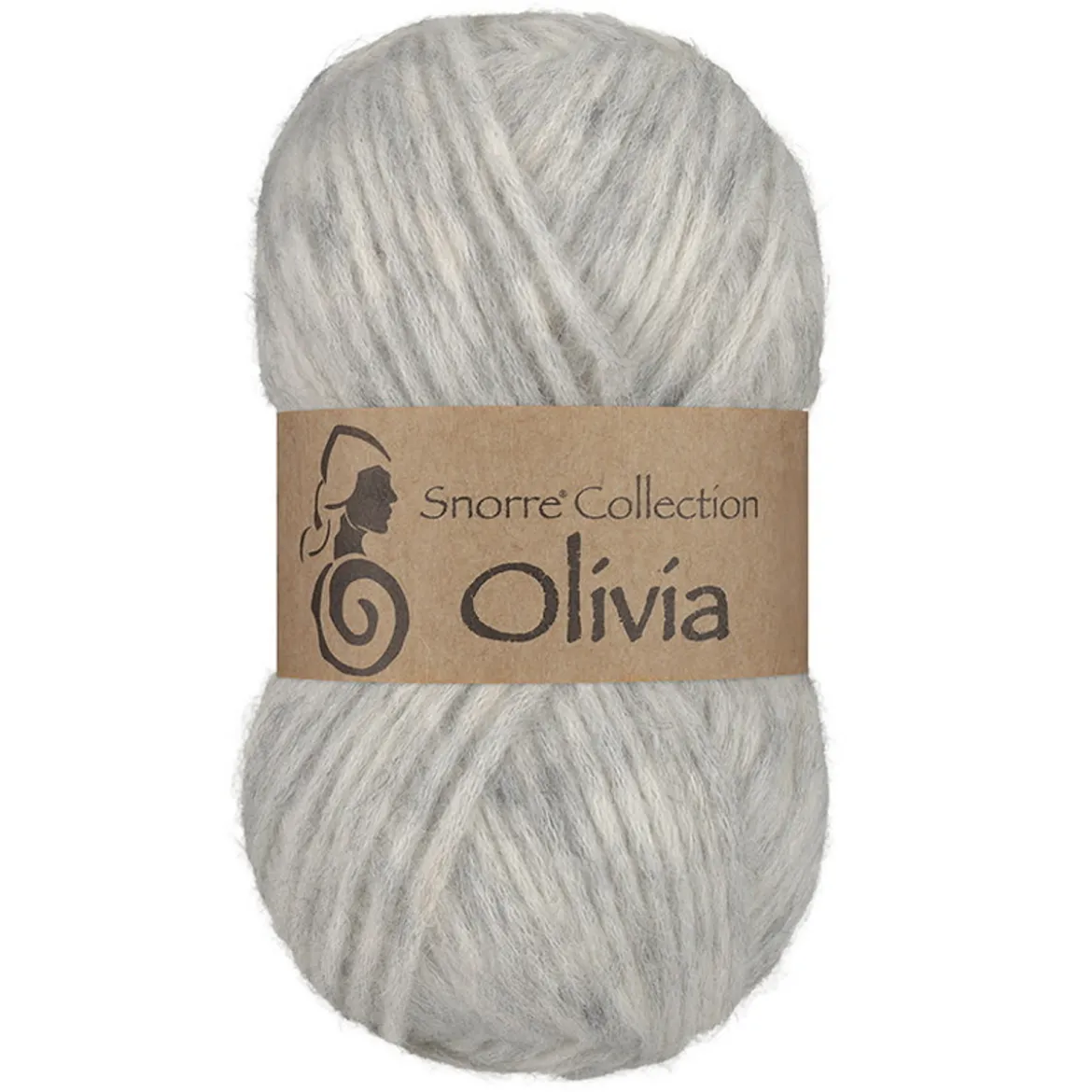Viking Garn Olivia 50 g lysegrå