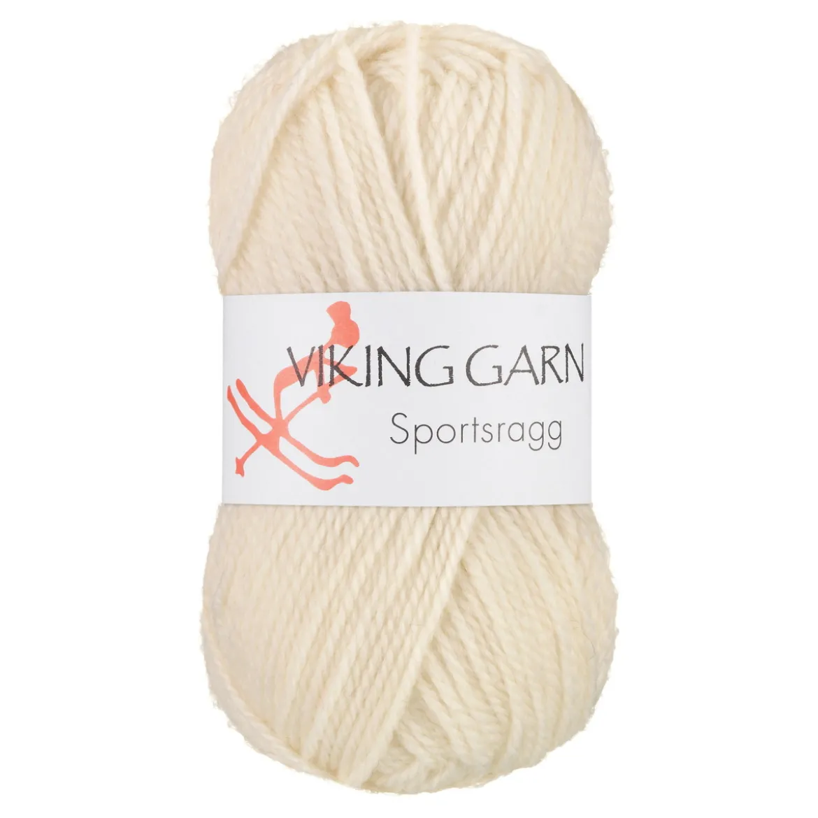 Viking Garn Sportsragg 50 g naturhvit 502