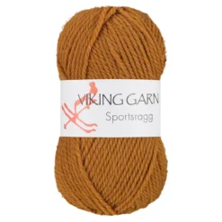 Viking Garn Sportsragg 50 g okergul 546