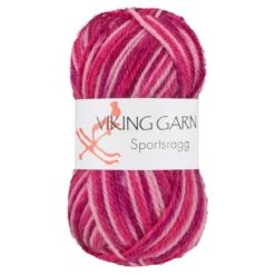 Viking Garn Sportsragg 50 g rosa/cerise 564