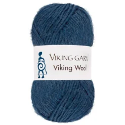Viking Garn Wool 50 g blå 526