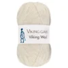 Viking Garn Wool 50 g hvit 500