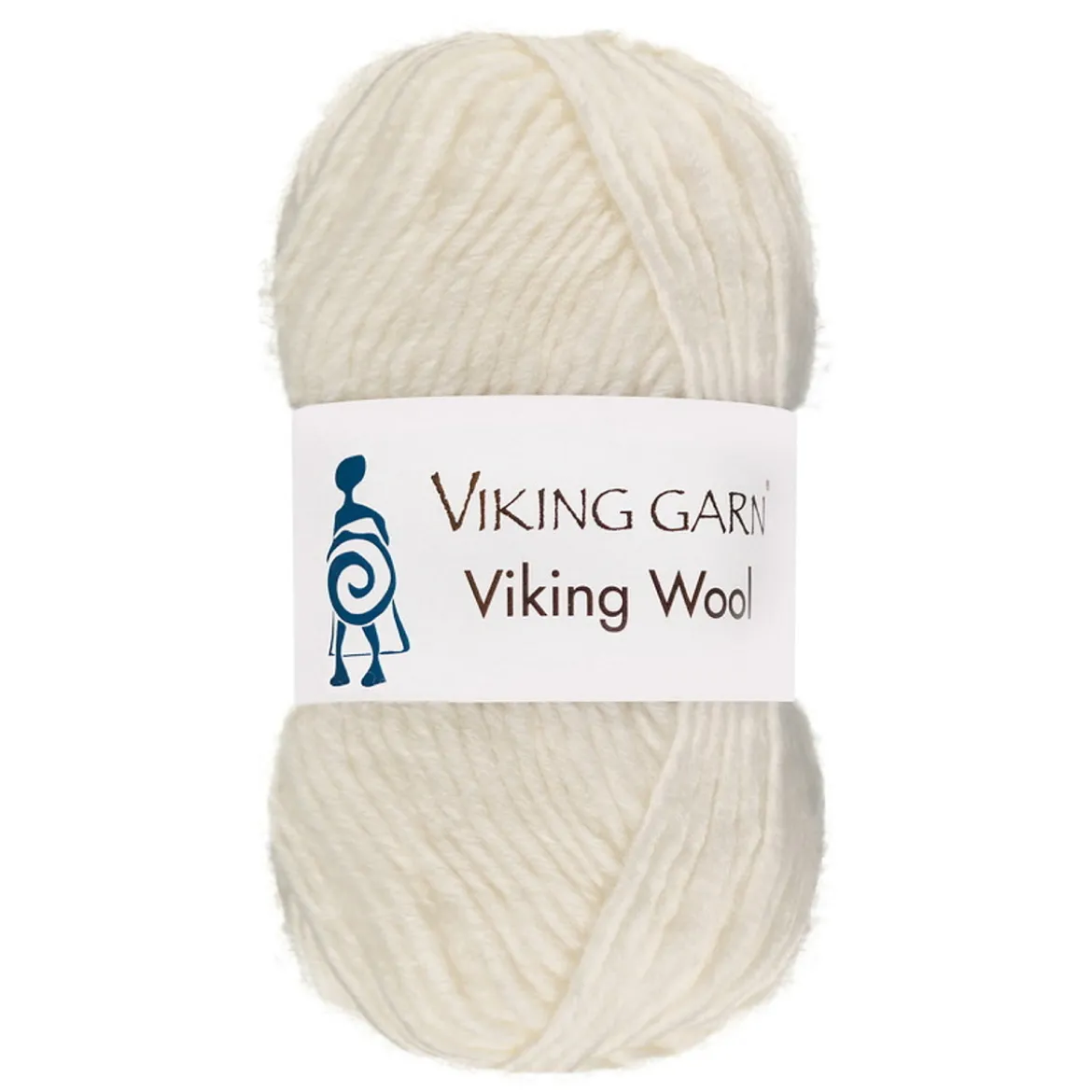 Viking Garn Wool 50 g hvit 500