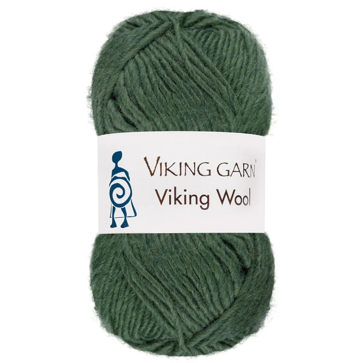 Viking Garn Wool 50 g mørkegrønn 534