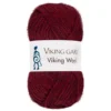 Viking Garn Wool 50 g mørkerød 555