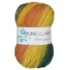 Viking Naturgarn 50 g gul/grønn 634